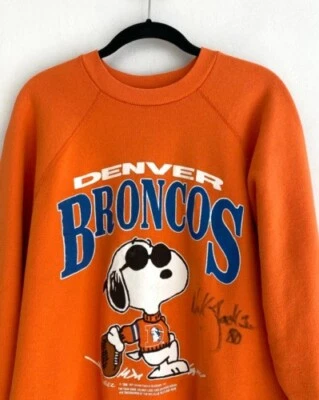 Sudadera Denver Broncos Dibujos Animados Gráfico Color Naranja AN41295 Foto 1 de 2