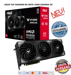 ASUS TUF Gaming Radeon RX 9070 OC Edition 16GB Grafikkarte - NEU✅OVP - Händler - Bild 1 von 18