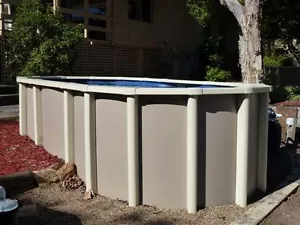 ABOVE GROUND SWIMMING POOL PACKAGE 5.8mx4.5m CHLORINE AUST MADE FAMILY OWNED - Picture 1 of 12
