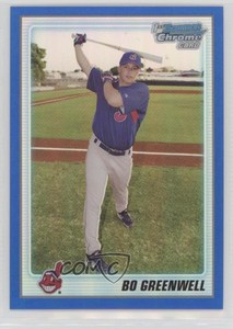 2010 Bowman Chrome Prospects Blue Refractor /250 Bo Greenwell #BCP71