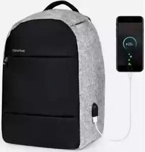 Anti-Diebstahl Rucksack Business Arbeit Freizeit Tagesrucksack Reisen mit USB Ladeanschluss - Bild 1 von 6