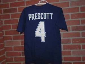 CAMISETA JERSEY DALLAS COWBOYS DAK PRESCOTT ADULTO PEQUEÑA-NUEVA CON ETIQUETAS POR FANÁTICOS - Imagen 1 de 3