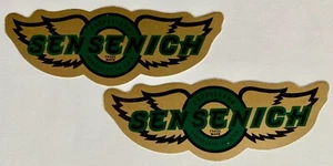 Pair of Sensenich Wooden Airplane Propeller Decals Vintage Aviation DEC-0104-2 - Picture 1 of 6