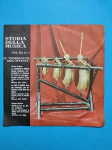 VOL. IX N. 2 - STORIA DELLA MUSICA - DISCO 33 GIRI E 1/3  IN VINILE GENERAZIONE - Picture 1 of 3