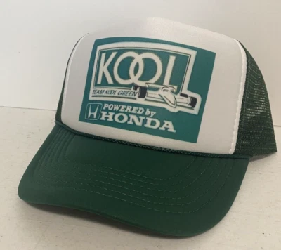 De colección KOOL Racing Hat Fórmula 1 Trucker Hat Snapback Honda Racing Verde Oscuro Foto 1 de 3