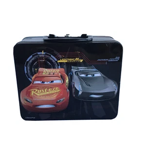 CARS 3 Lightning McQueen And Jackson Storm Tin Lunchbox - Picture 1 of 12