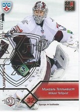 2012-13 SEREAL Hockey KHL MIKAEL TELLQVIST #DRG-O02 Gold 027/100