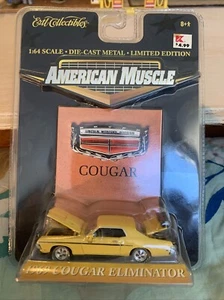 Ertl Collectibles 2000 American Muscle 1969 Cougar Eliminator Diecast (Yellow) - Picture 1 of 5