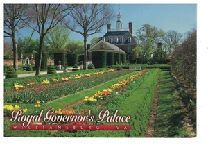 Royal Governor's Palace Williamsburg Virginia Unused Postcard - Picture 1 of 2