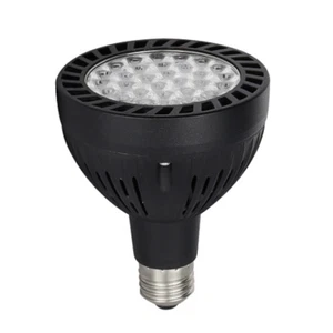 Lampadina LED PAR30 40W Nera - COB SpotLight E27 - IP20 38° Luce Naturale 4500k - Foto 1 di 2