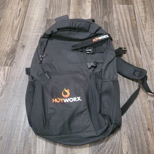 Hotworx Yoga Rucksack Tasche Schwarz Hot Yoga Pilates Reißverschluss - Bild 1 von 6