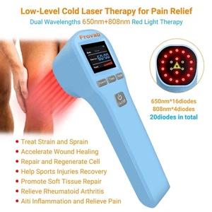 Terapia con láser frío LLLT de 880 mW manejo del dolor para el dolor musculoesquelético de la artritis - Imagen 1 de 16