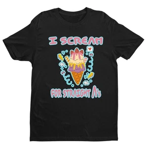 I Scream For Straight T-shirt, Ice Cream Tee, Ice Cream Shirts,Vintage Ice Cream - Picture 1 of 5