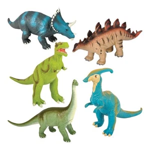 The Toy Network Soft Jumbo Dinosaurs - Set of 5 - Picture 1 of 6