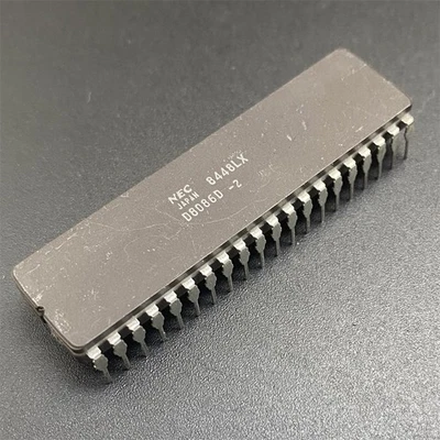 NEC D8086D-2 CPU CDIP40 8MHz x86 Processor 8086 Microprocessor - Image 1 of 3