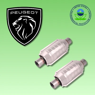 Limpiador de flujo directo convertidor catalítico Fit Peugeot aprobado por la EPA certificado Foto 1 de 4