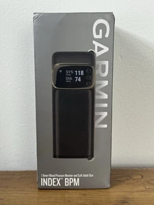NEW Garmin Index BPM WiFi Smart Blood Pressure Monitor Cuff 010-02464-00 Black - Picture 1 of 3