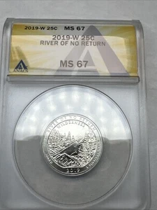 2019 W FIUME DI NO RITORNO QUARTO ANACS MS67 solo 2000000 coniato - Foto 1 di 15