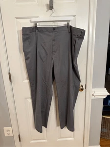 Dockers graue Big & Tall leichte khakifarbene Hose Gr. 48 x 29 neu mit Etikett - Bild 1 von 7