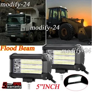 2 PIEZAS LUCES DE TRABAJO LED 5"" aptas para equipo de construcción Caterpillar carretilla elevadora tractor - Imagen 1 de 10