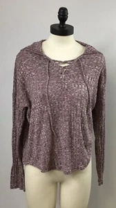 Womans Long Sleaved Hooded Shirt - Picture 1 of 2