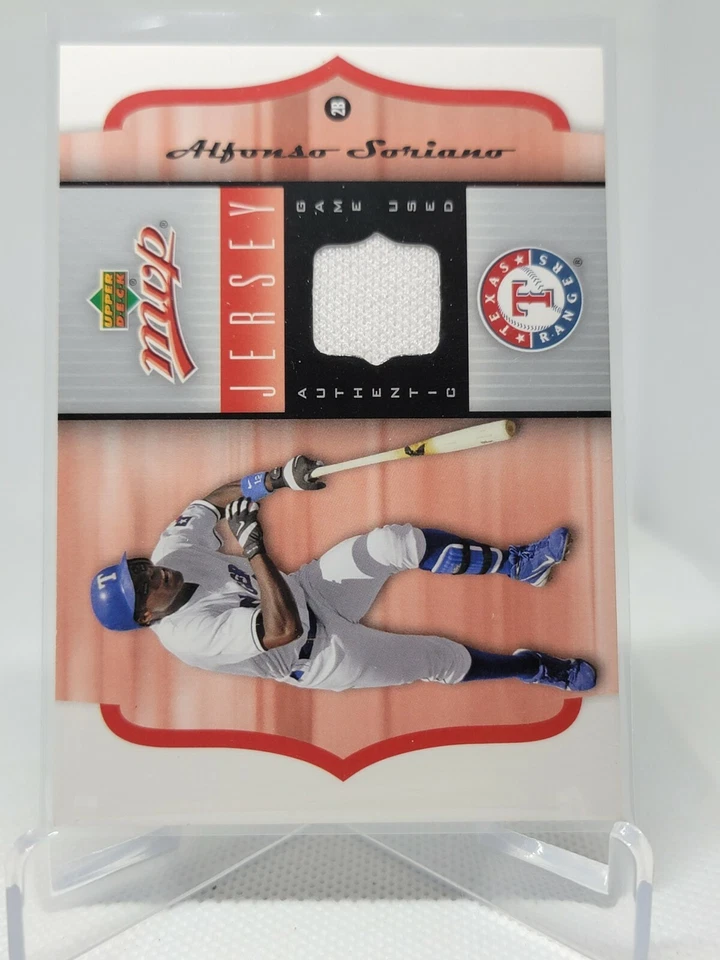 2005 Upper Deck MVP Jersey Alfonso Soriano #GU-AS B3A - Image 1 of 1
