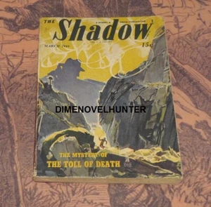 THE SHADOW MAY 1944 "THE TOLL OF DEATH" VG MAXWELL GRANT PULP SEE VIDEO - Picture 1 of 1