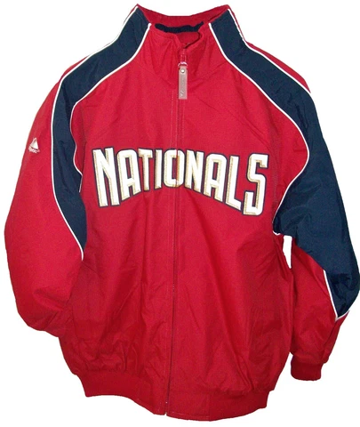 Washington Nationals Authentic Majestic Jacket Kids Large Cover