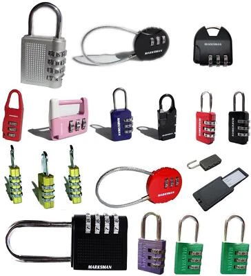 Security 4 Digit Combination Security Padlock Luggage Lock Travel Suitcase Code - Image 1 of 4