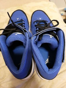 Nike Mens Air Jordan 1 Black Blue Basketball Shoes Size 12.5 Mens 616362-408 - Picture 1 of 6