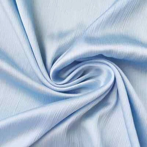 58'' Wide By Yard Crinkled Satin Fabric Crepe Pleated Charmeuse Chiffon Material - Picture 1 of 24