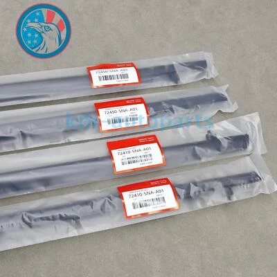 New ！4PC Window Moulding Trim Weatherstrips Seal Fit For Honda Civic Sedan 06-11 - Image 1 of 4