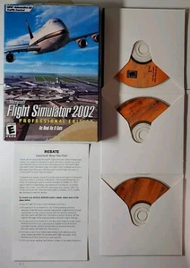 Microsoft Flight Simulator 2002 Professional Edition 3-Disc - Windows 98 2000 - Picture 1 of 16