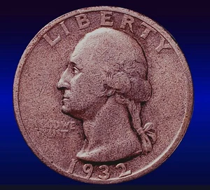 1932-S WASHINGTON SILVER QUARTER KEY DATE VF #MC_099 - Picture 1 of 3