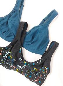 2-Pack Sports Bras High Impact Underwired Non-Padded Multipack High Street