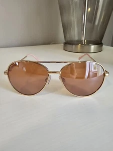 The Gap Rose Gold Aviator Sunglasses~ Pink Lenses - Picture 1 of 11