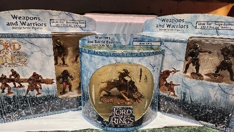 Lord of the Rings Weapons and Warriors 2pk & 4pk Uruk-Hai,Sharku On Warg  Bundle Cover