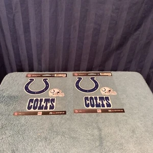 WinCraft Indianapolis Colts Decals Set of 2 J4/9 - Picture 1 of 8