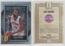 2013-14 Panini Gold Standard Gold Prospects Platinum /10 Greg Monroe #3