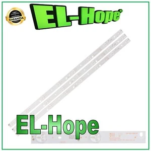 KIT 3 BARRE 8 LED PER TV 32" POLAROID 0D315D08-ZC17F-04 303TT315041 TQL32R4PR005 - Foto 1 di 1