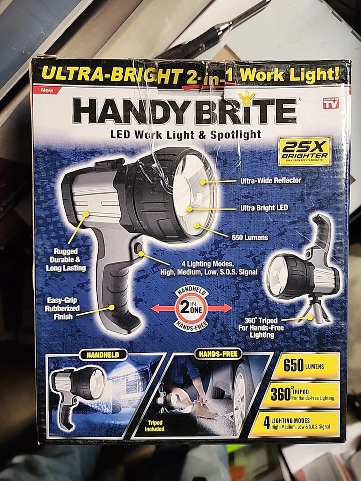 Handy Brite LED Work Light & Spotlight As Seen On TV Ultra-Brite With Tripod - Image 1 of 1