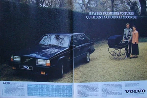 PUBLICITÉ DE PRESSE 1989 VOLVO 740 5 PORTES ON A TOUT L'ESPACE QUE L'ON VEUT. - Picture 1 of 1