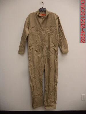 NWOT - Stain, Red Kap Men's Beige Coveralls, Size 46 LN - Image 1 of 4