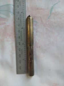 Waterman's 452 1/2V Sterling Silver Fountain Pen 14k Gold Medium Nib USA Made