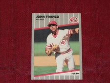 (25) 1989 FLEER #162 JOHN FRANCO   - NEARMINT