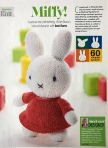 Jane Burns knitting pattern DK Miffy bunny toy figure - Picture 1 of 4