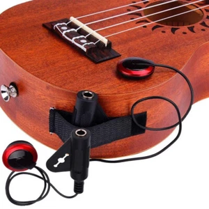 Acoustic Piezo Contact Microphone Pickup for Guitar Violin Mandolin Ukulele - Picture 1 of 13
