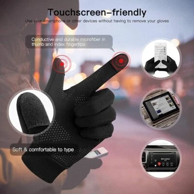 Легкие беговые перчатки Unigear с сенсорным экраном противоскользящие теплые перчатки вкладыши - Изображение 1 из 4