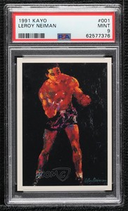 1991 Kayo Leroy Neiman Joe Louis ( Drawing) #001 PSA 9 MINT