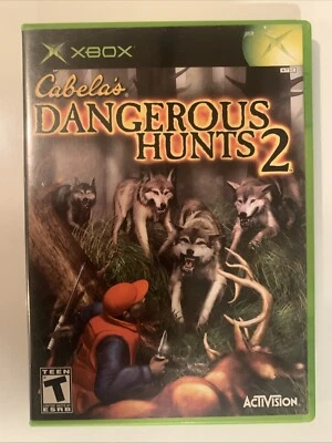 Cabela's Dangerous Hunts 2 Microsoft Original Xbox 2005 Complete Tested - Image 1 of 3